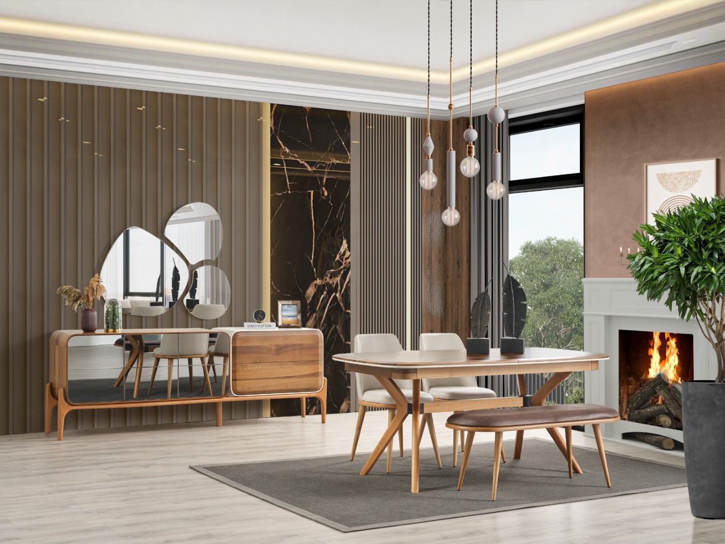 Nirvana Yemek Odası Takımı