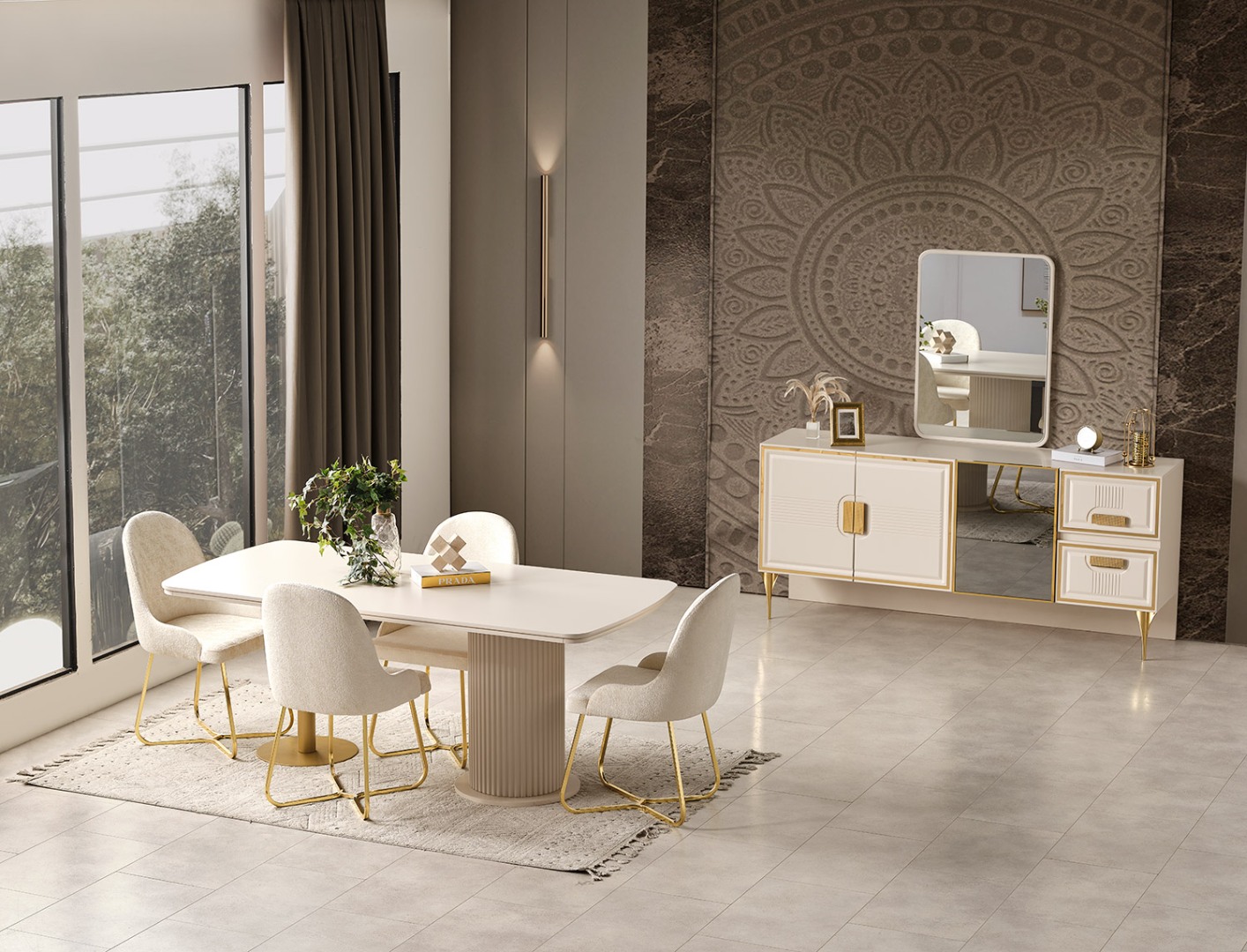 Cera Lux Yemek Odası Takımı — 3