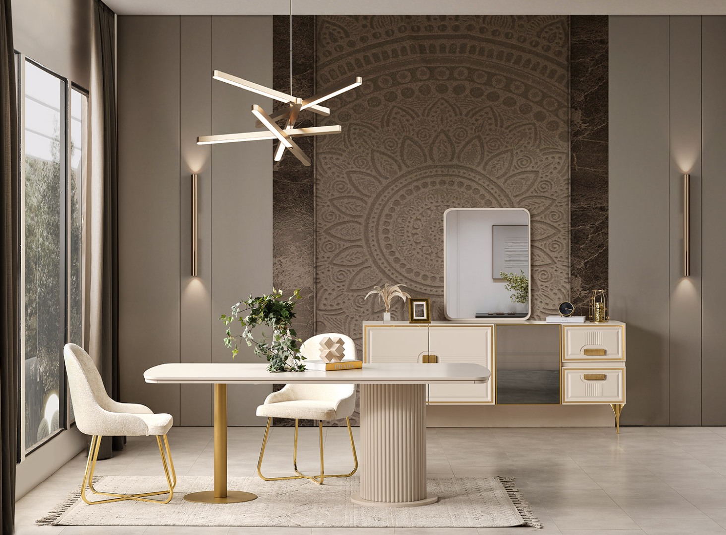 Cera Lux Yemek Odası Takımı — 4
