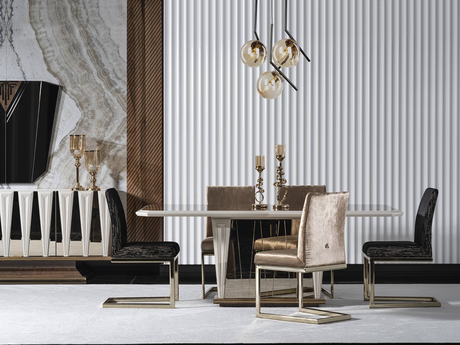 Tokyo Luxury Yemek Odası Takımı — 5