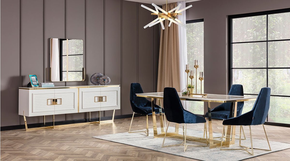 Gloria Modern Yemek Odası Takımı