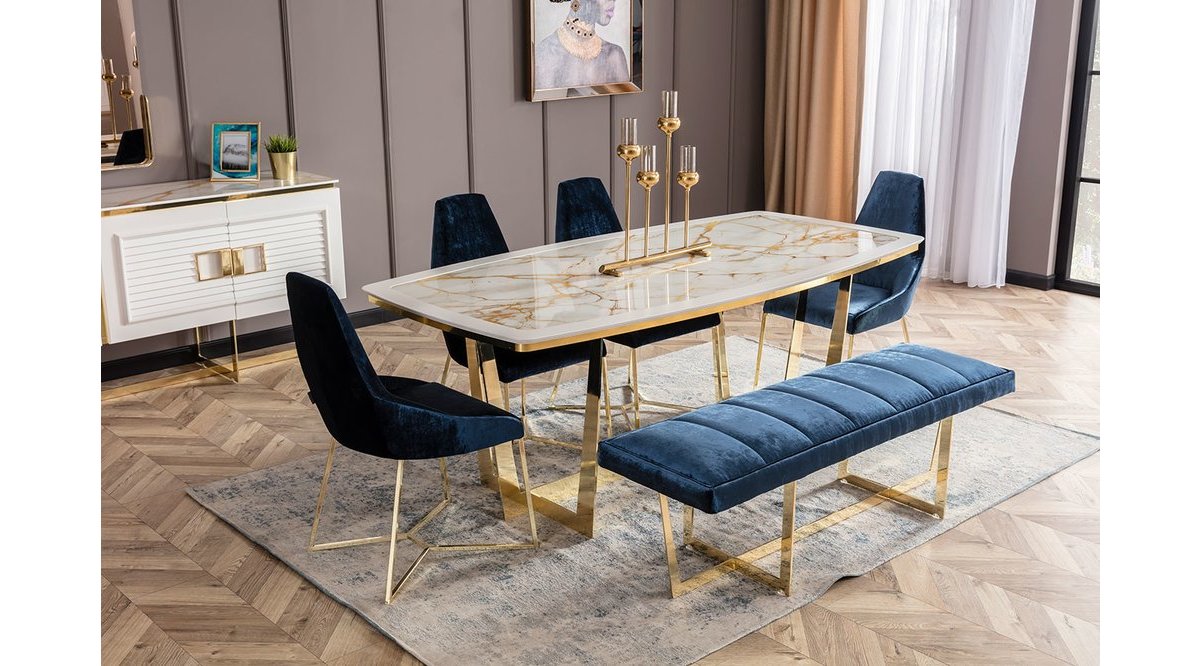 Gloria Modern Yemek Odası Takımı — 4