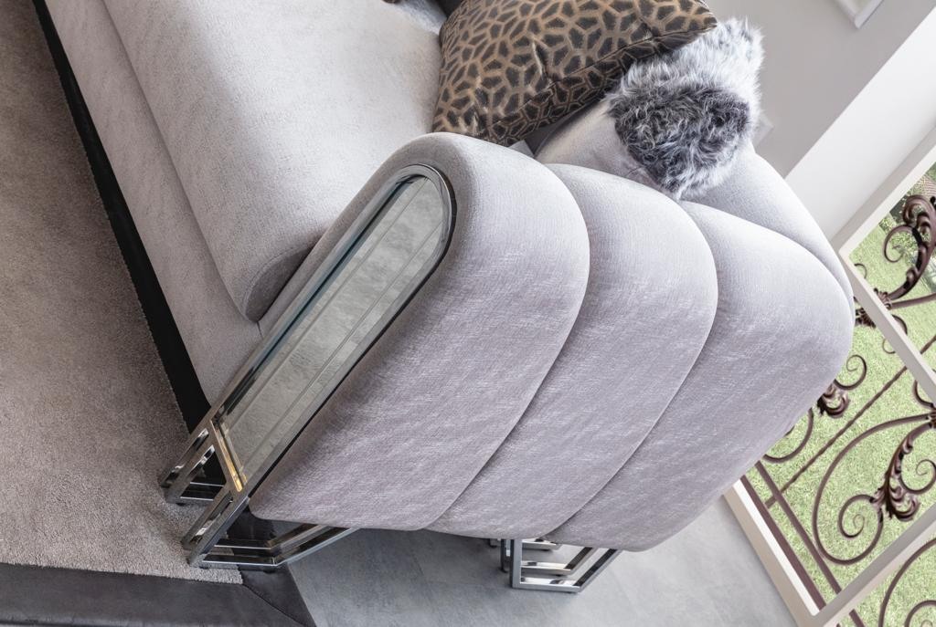 Solo Gümüş Sofa Set — 2