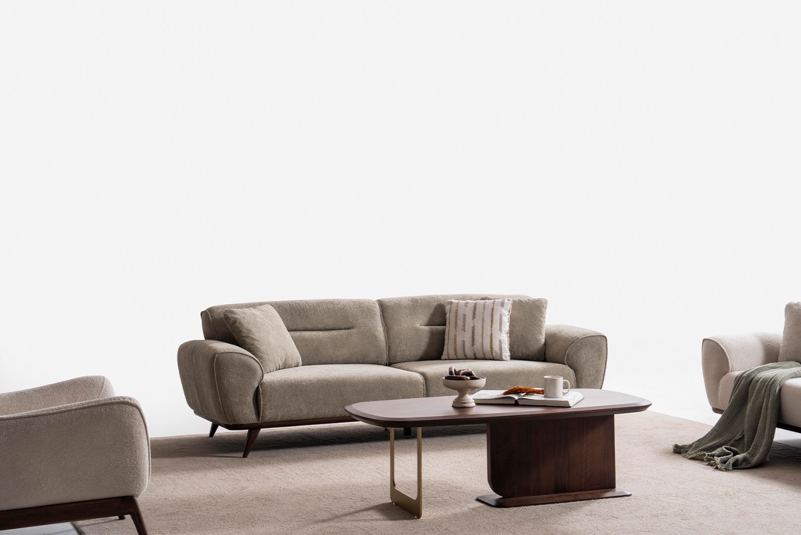Char Sofa Set — 3