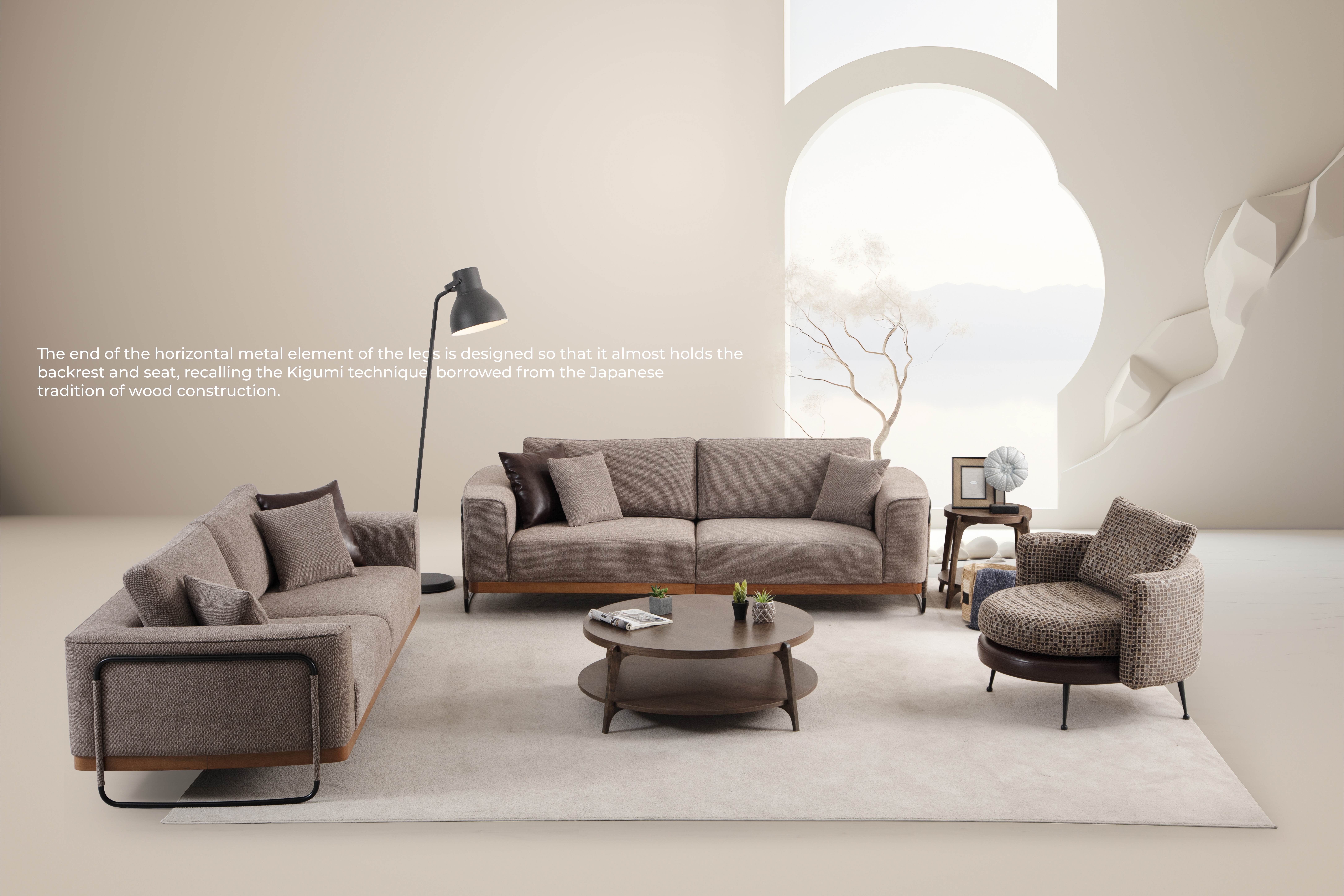 Sora Wood Koltuk Takımı — 2
