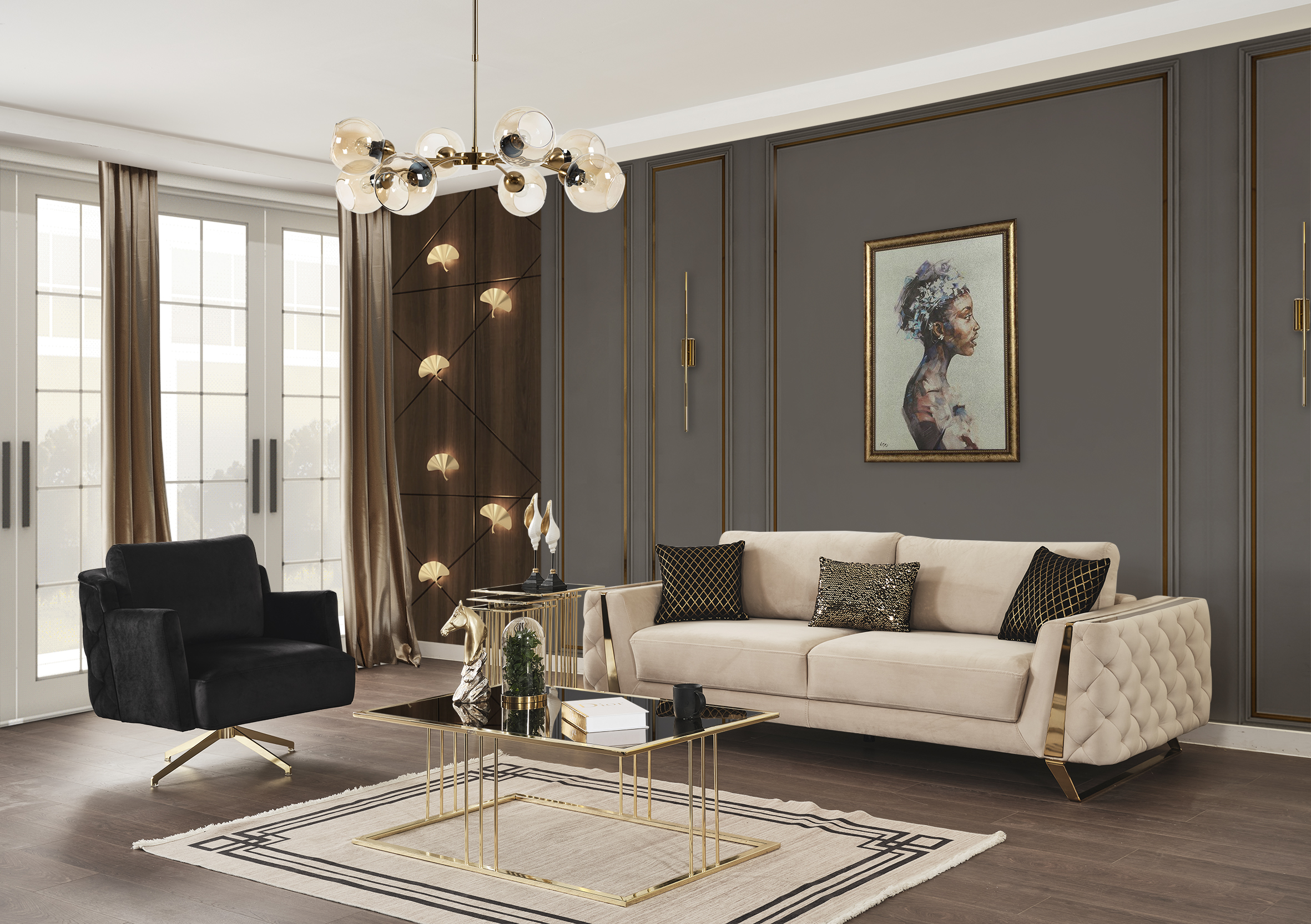 Picasso Gold Koltuk Takımı — 3