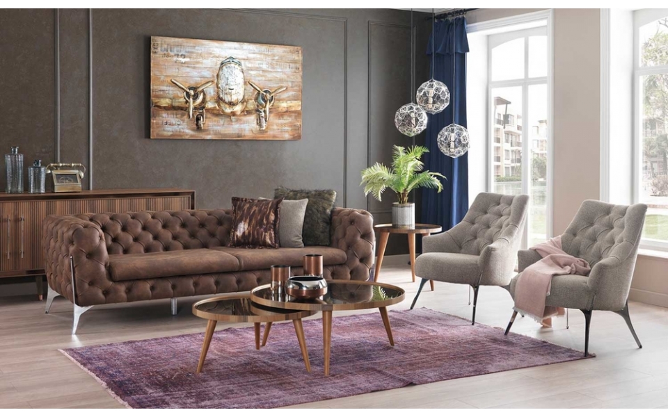 Magento Metal Koltuk Takımı — 2