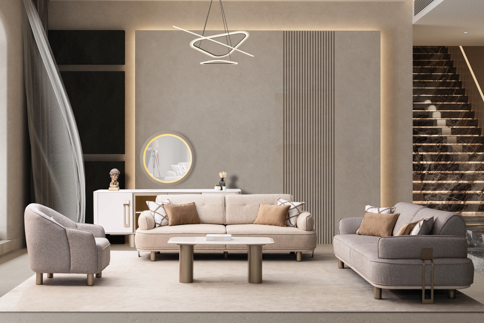 Lunex Sofa Set