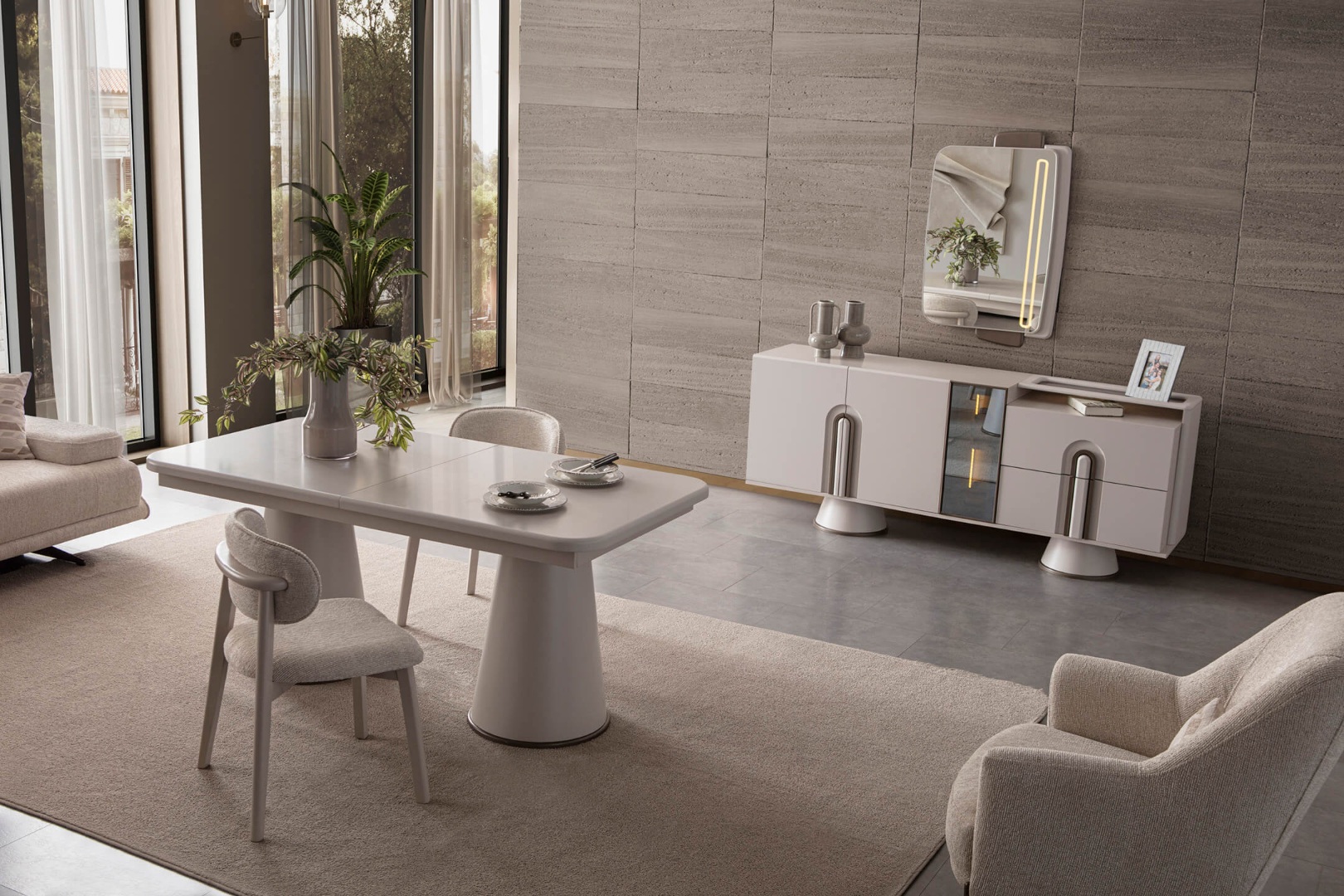 Loft Premium Yemek Odası Takımı — 2