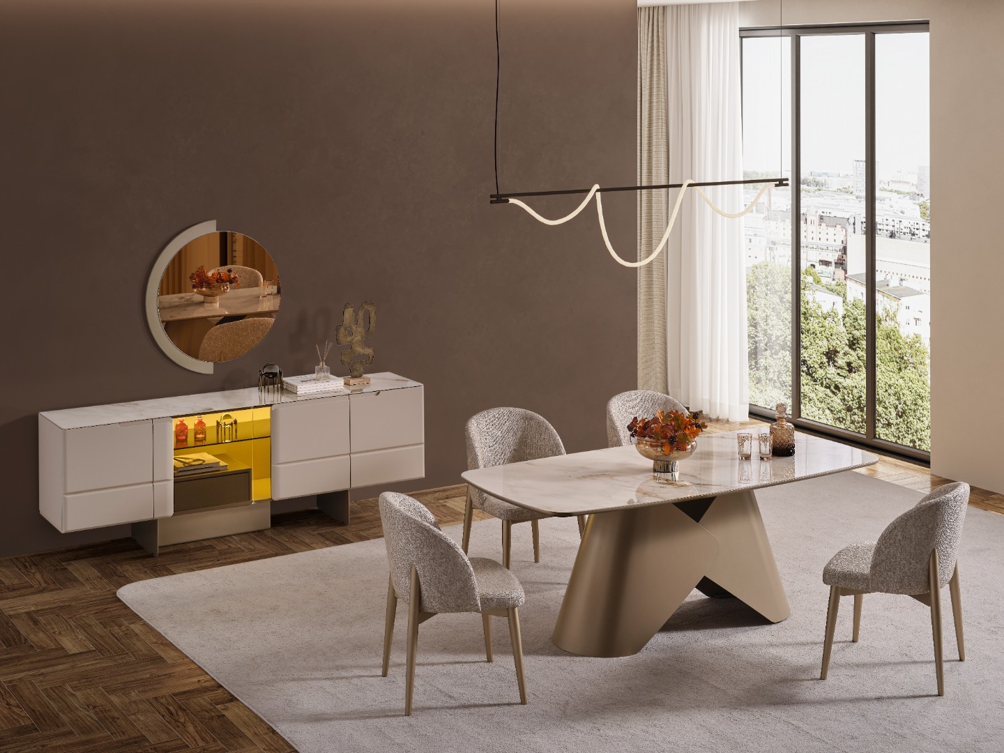 OSLO LUXURY YEMEK ODASI TAKIMI