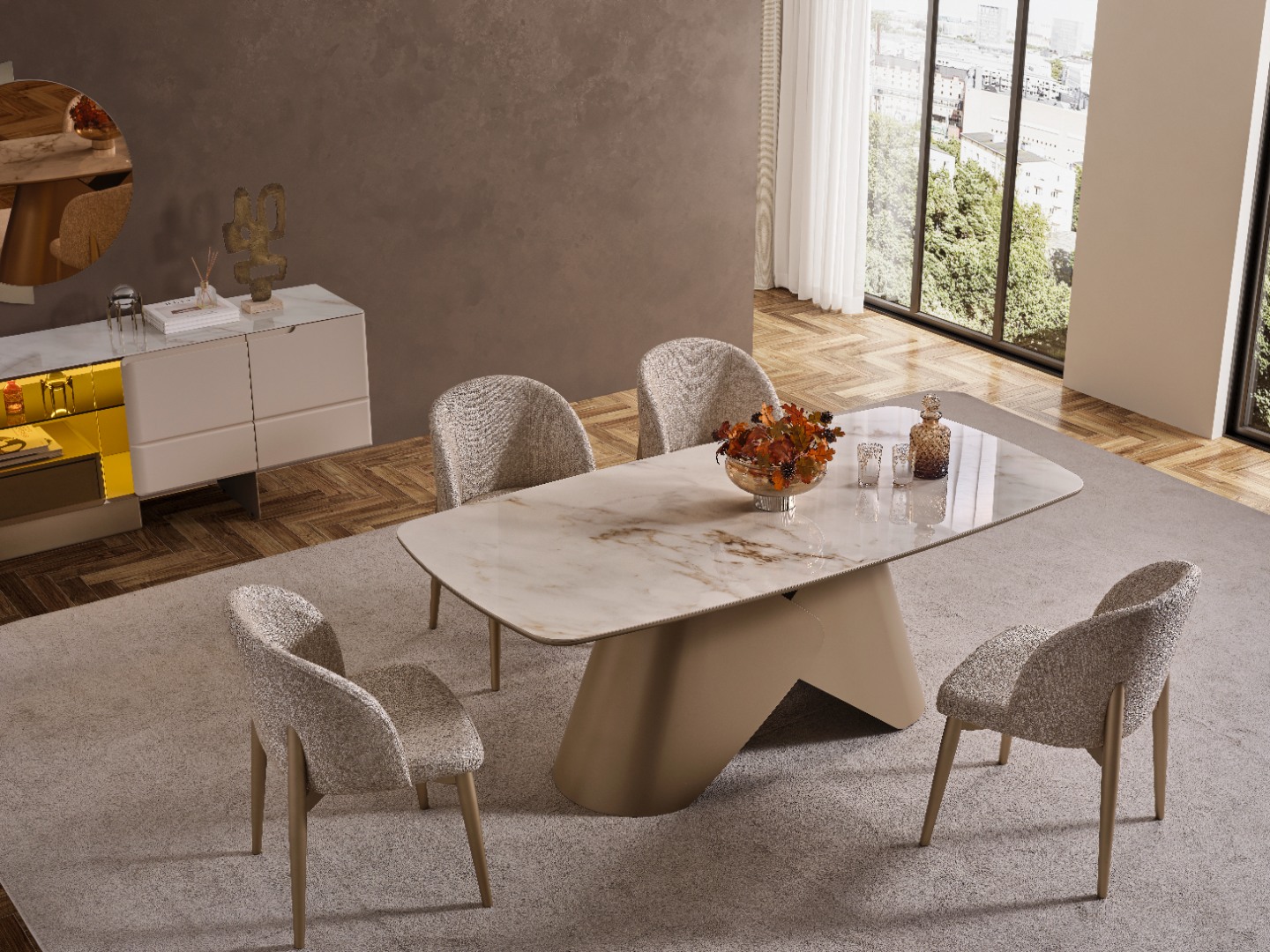 OSLO LUXURY YEMEK ODASI TAKIMI — 2