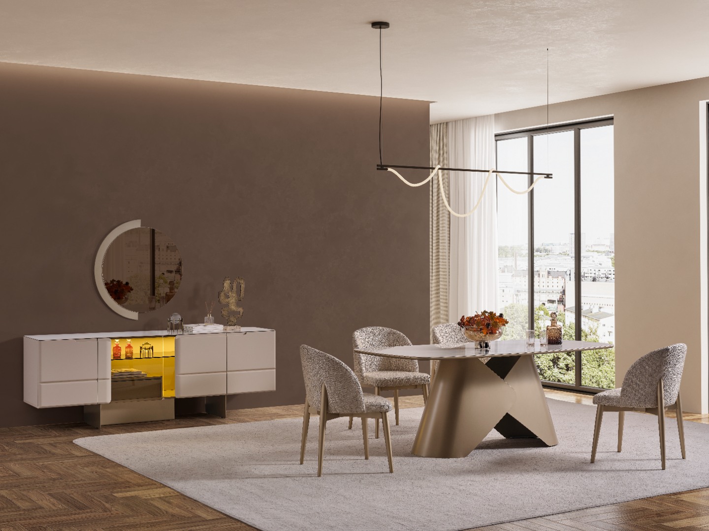 OSLO LUXURY YEMEK ODASI TAKIMI — 3