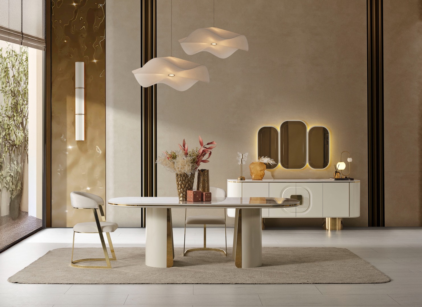 FARELLA LUXURY YEMEK ODASI TAKIMI — 9